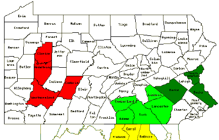 EARLY CATHOLIC MIGRATION FROM EASTERN PENNSYLVANIA